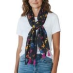 Chiffon Printed Scarfs Set For Womens