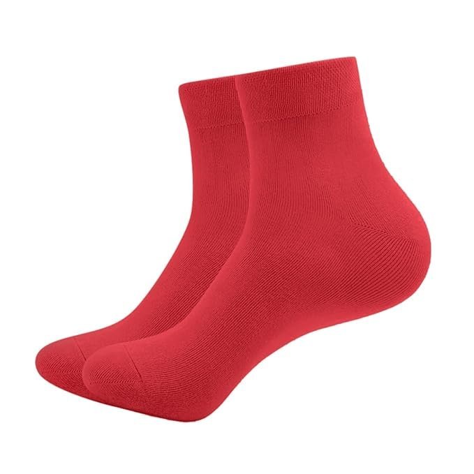51TyRrDUU9L._SX679_.jpg (Pack of 1 Pair = 2 Socks Women Girls Cotton Ankle Length Socks - Image 1