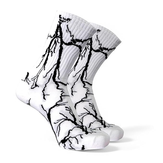 51qxp1gxoGL.jpg Regular Cotton Socks Pack of 1 for Men & Women | Soft Breathable Crew Length Socks | Comfortable Daily Wear for Office, Walking, Travel & Casual Use - Image 1