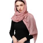 Women's UV Protection Premium Light Weight Wrinkle Ironless Crinkle Cotton Hemp Summer Scarf Stoles Shawl head scarves for girls