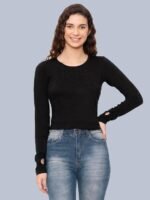 Women’s Cotton Crop T-Shirt - Image 2