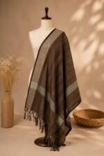 Prasad Creation Khadi Cotton Self Design Women Dupatta - Image 3