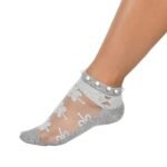Multicolour Transparent Ankle Length Cotton Net Socks for Women and Girls, Stylish