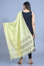 DIAMO Women's Woven Banarasi Silk Zari Dupatta/Chunni - Image 3
