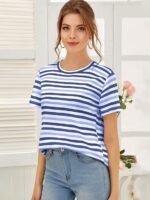 Woman Spandex Top  T-Shirt - Image 4